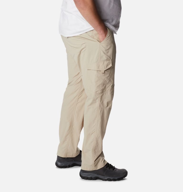 Men's Columbia Silver Ridge Cargo Pants Khaki | Plus Size CA-H853L